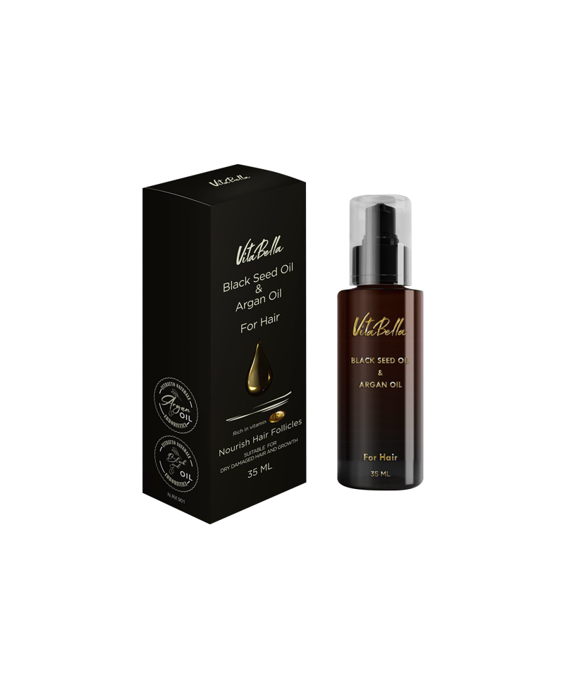 روغن مو سیاه دانه و آرگان - ویتابلا